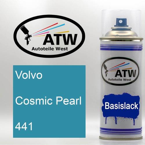 Volvo, Cosmic Pearl, 441: 400ml Sprühdose, von ATW Autoteile West.